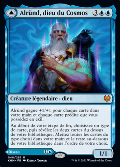 Alrund, God of the Cosmos // Hakka, Whispering Raven