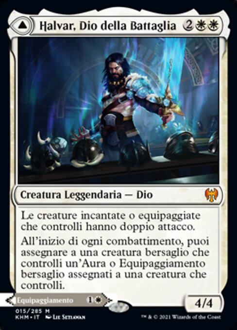 Halvar, God of Battle // Sword of the Realms