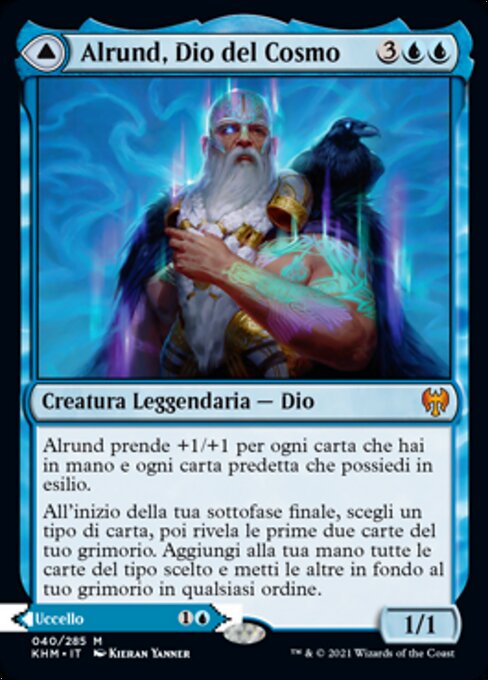 Alrund, God of the Cosmos // Hakka, Whispering Raven