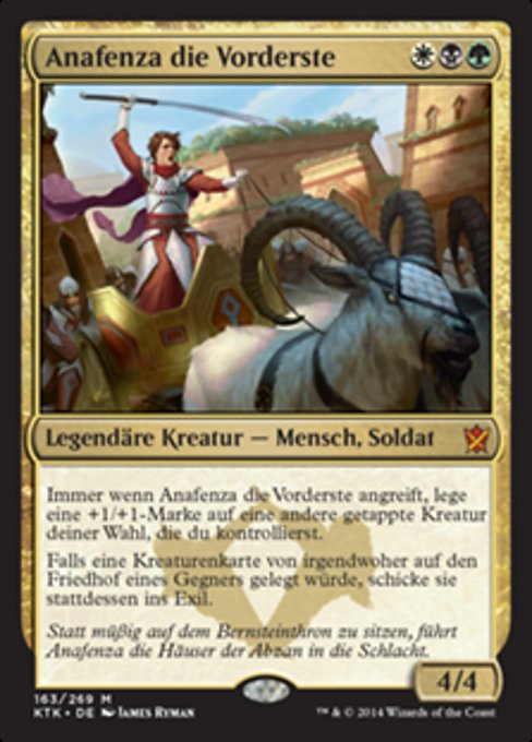 Anafenza die Vorderste