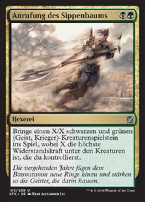 Anrufung des Sippenbaums