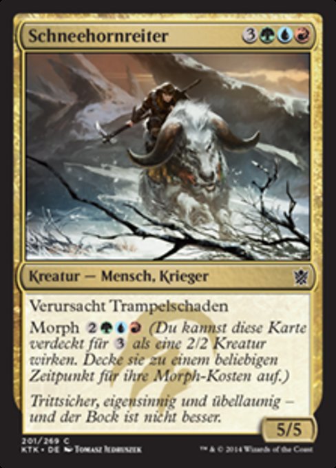 Schneehornreiter