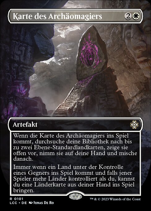 Karte des Archäomagiers