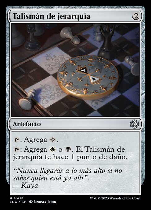 Talisman of Hierarchy