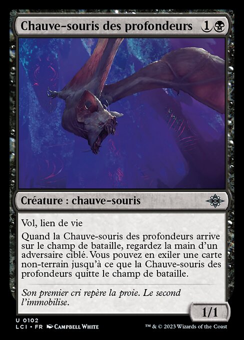 Chauve-souris des profondeurs