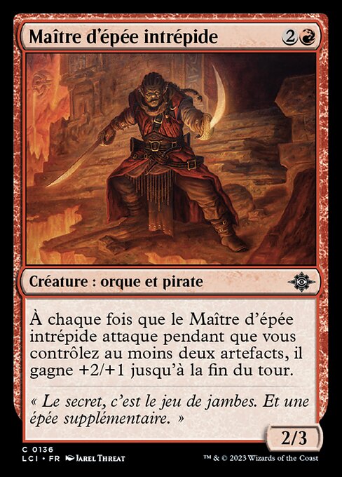 Maître d'épée intrépide