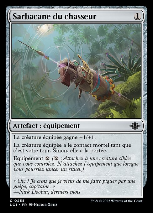 Sarbacane du chasseur