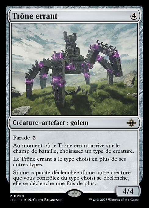 Trône errant