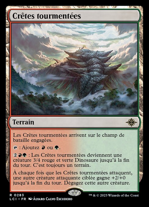 Crêtes tourmentées