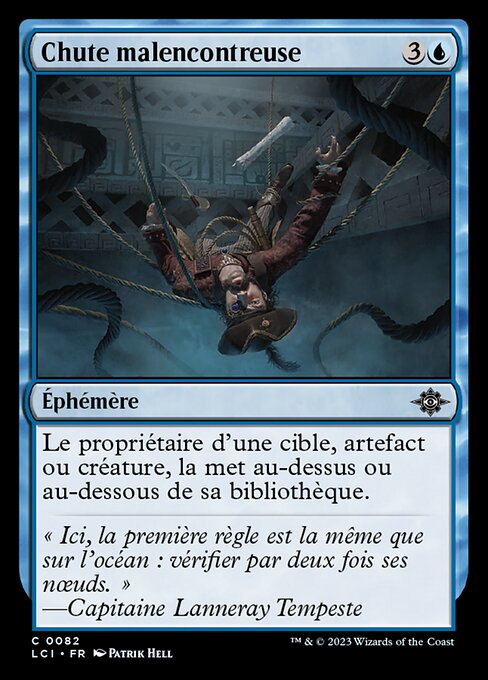 Chute malencontreuse