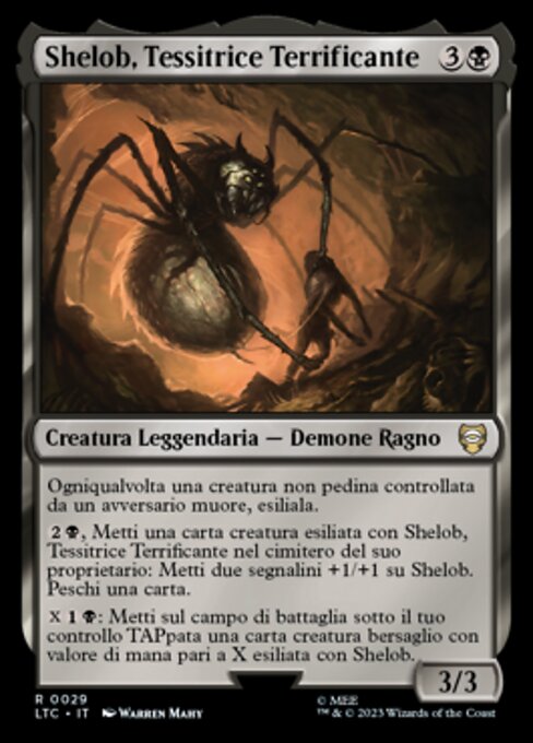 Shelob, Tessitrice Terrificante