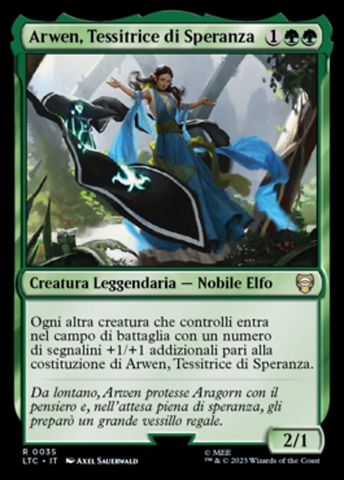 Arwen, Tessitrice di Speranza