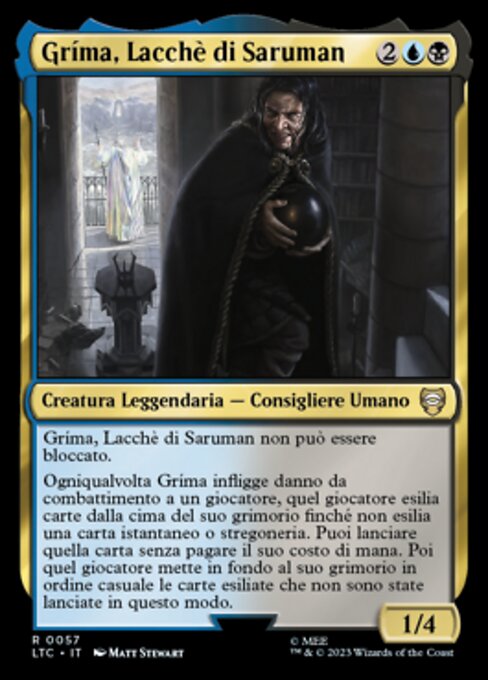 Gríma, Lacchè di Saruman