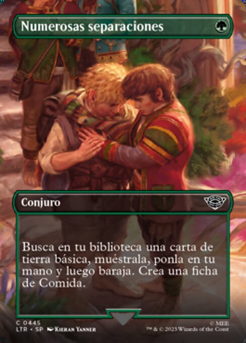 Numerosas separaciones