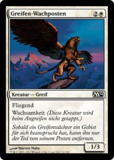 Greifen-Wachposten