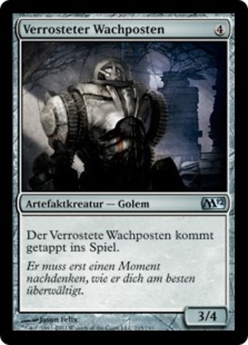 Verrosteter Wachposten