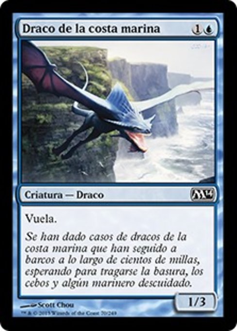 Draco de la costa marina