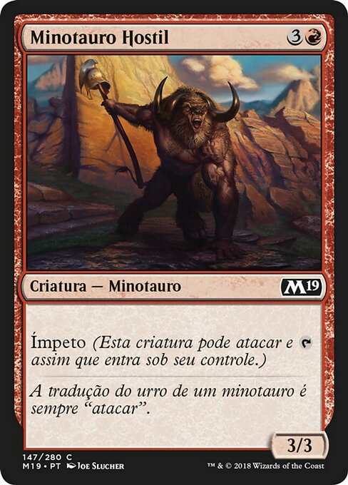 Hostile Minotaur