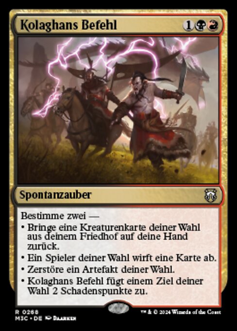 Kolaghans Befehl