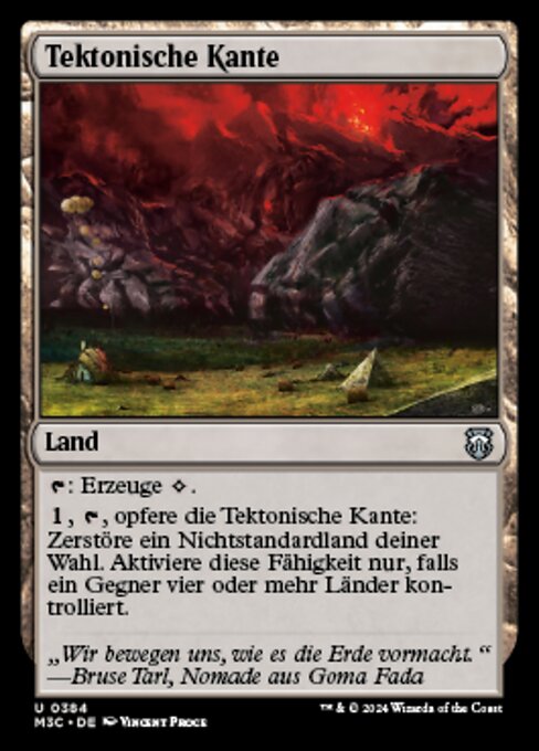 Tektonische Kante