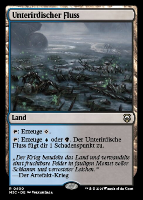 Unterirdischer Fluss