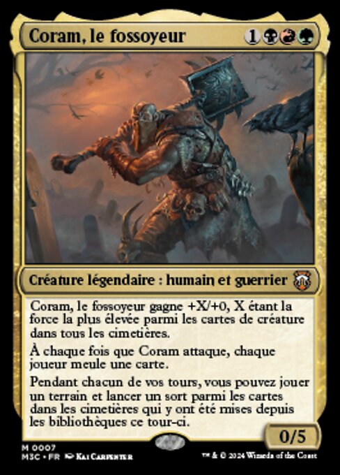 Coram, the Undertaker