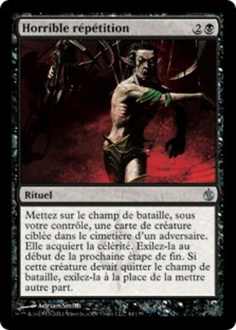 Horrible répétition