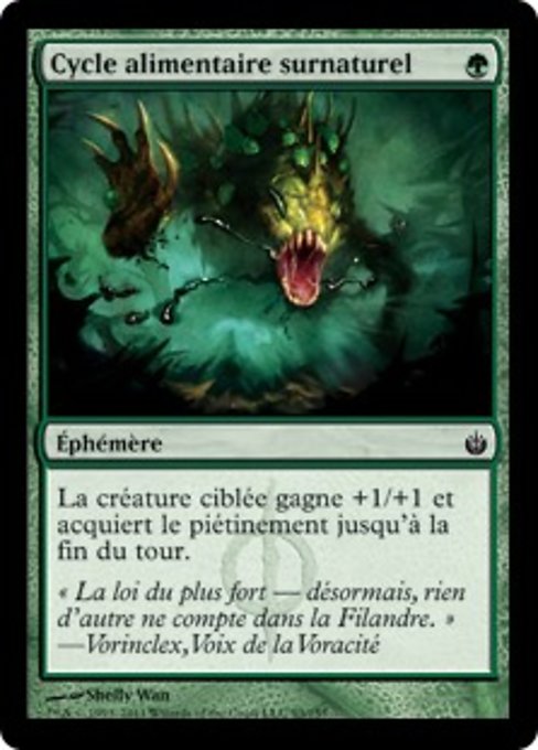 Cycle alimentaire surnaturel