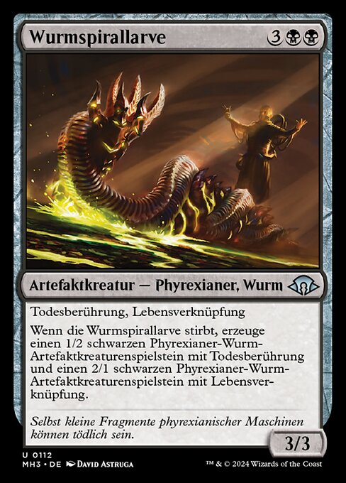 Wurmspirallarve