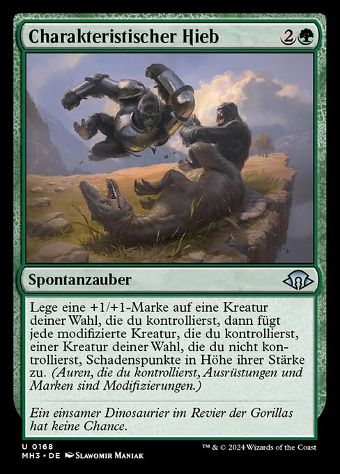 Charakteristischer Hieb