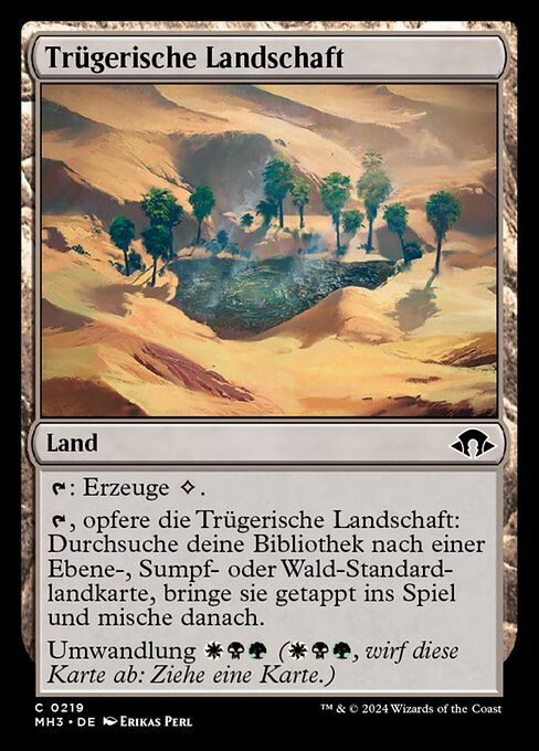 Trügerische Landschaft