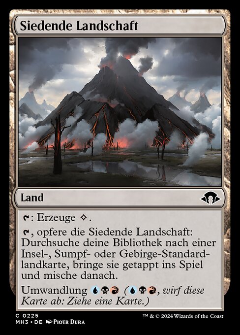 Siedende Landschaft
