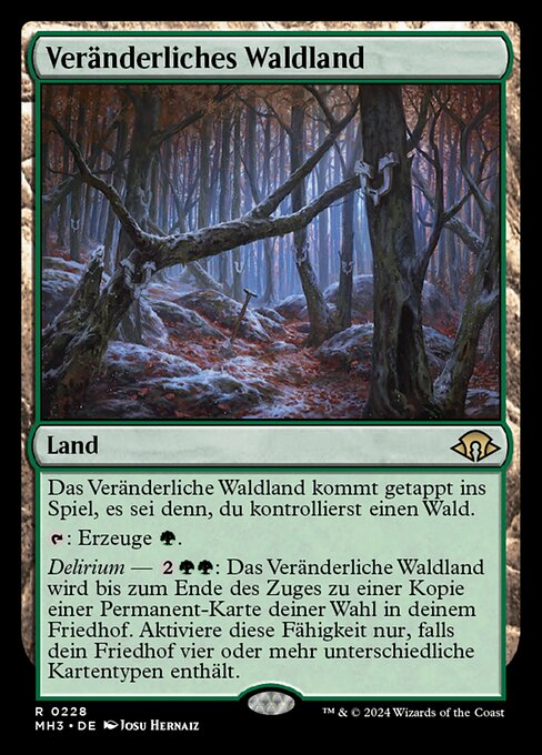 Veränderliches Waldland