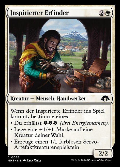 Inspirierter Erfinder