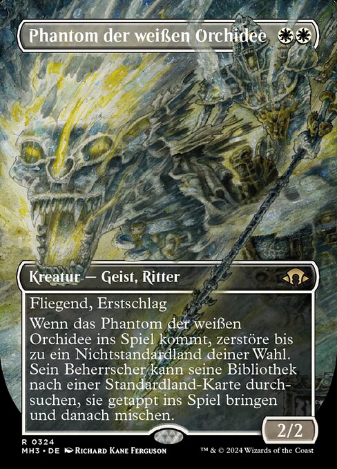 Phantom der weißen Orchidee