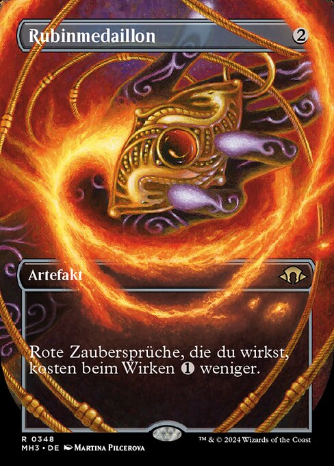Rubinmedaillon