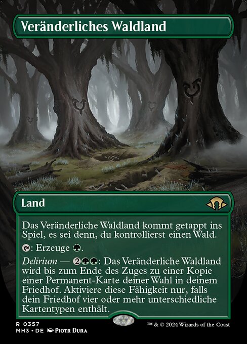 Veränderliches Waldland