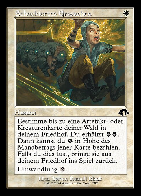 Schockiertes Erwachen