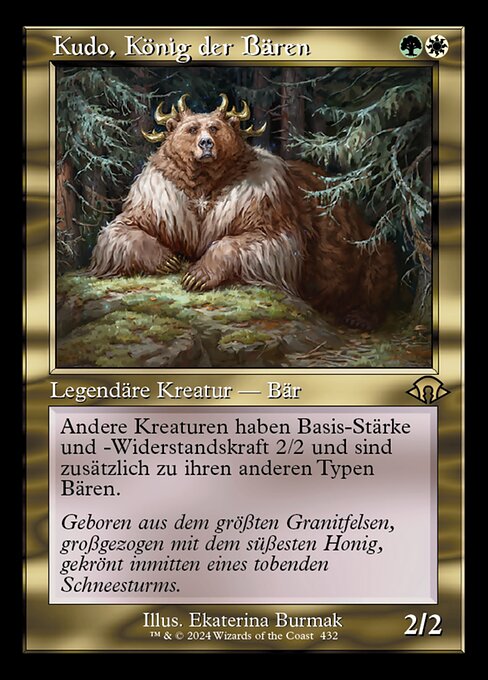 Kudo, König der Bären