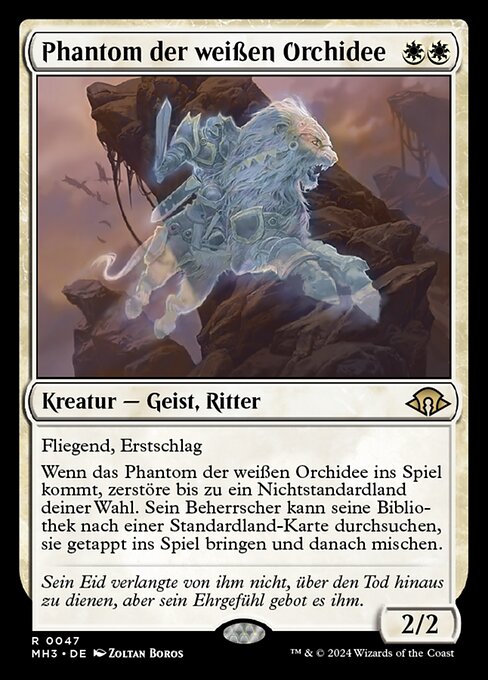 Phantom der weißen Orchidee