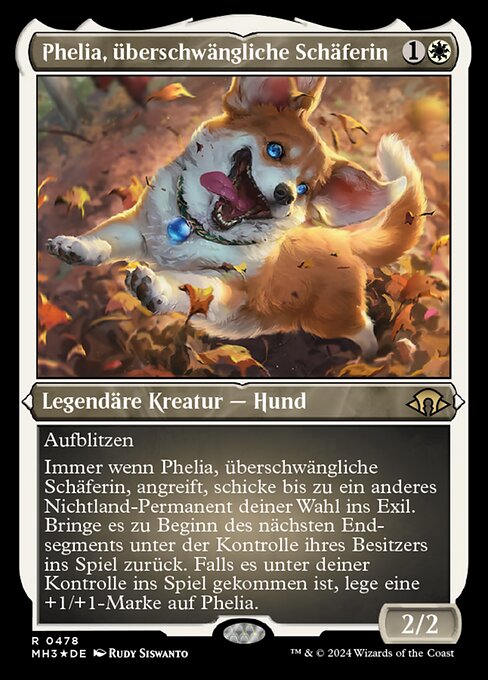 Phelia, überschwängliche Schäferin