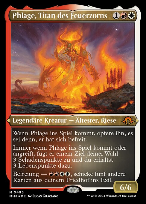 MtG 火の怒りのタイタン、フレージ 中国語版 MtG 火の怒りのタイタン、フレージ 中国語版