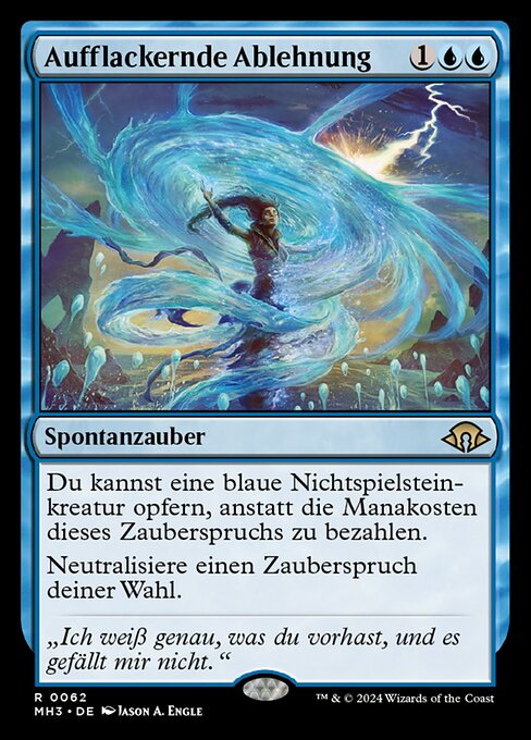 Aufflackernde Ablehnung