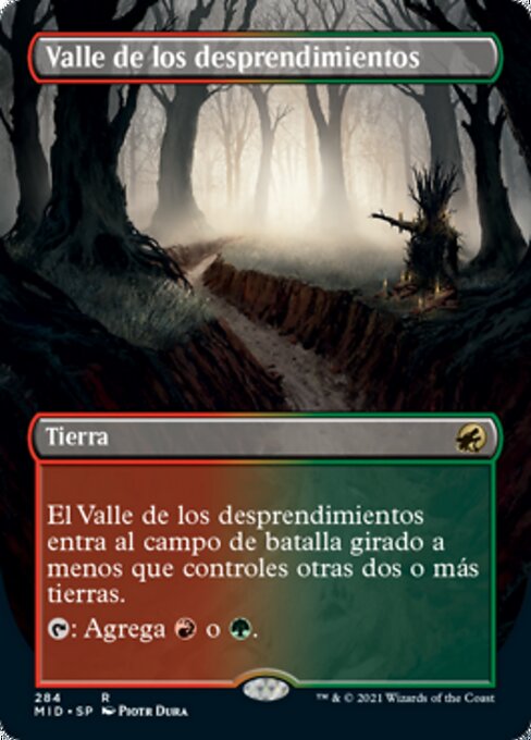 Valle de los desprendimientos