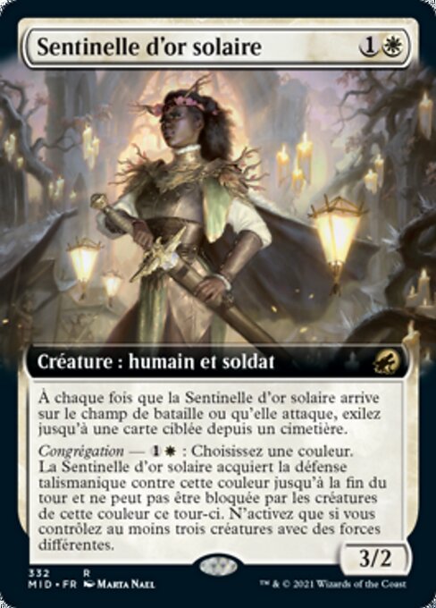 Sentinelle d'or solaire