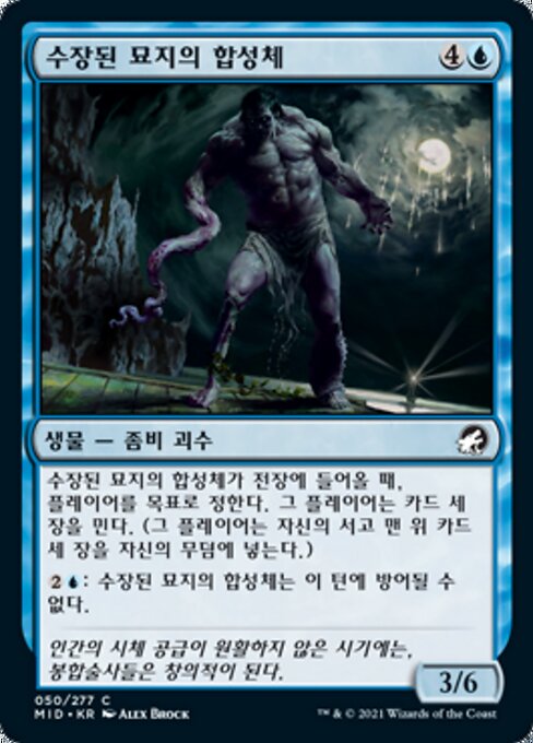 수장된 묘지의 합성체