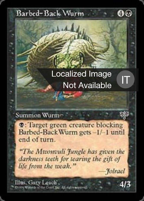 Barbed-Back Wurm