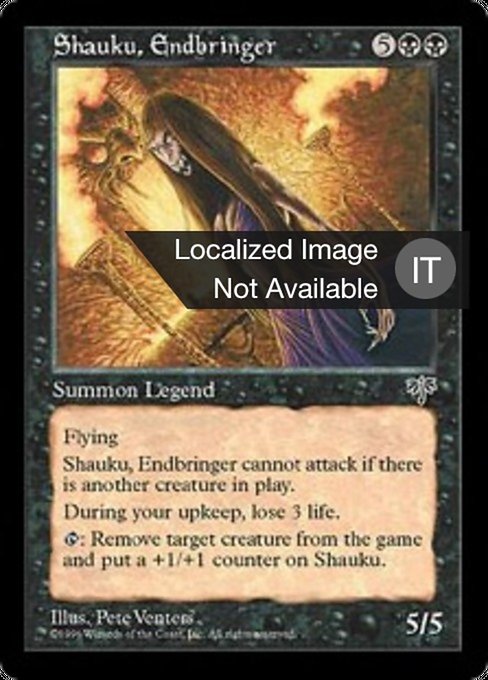 Shauku, Endbringer