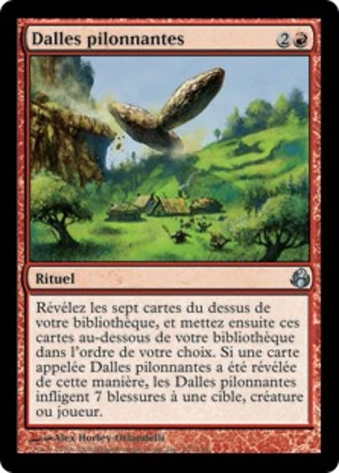 Dalles pilonnantes