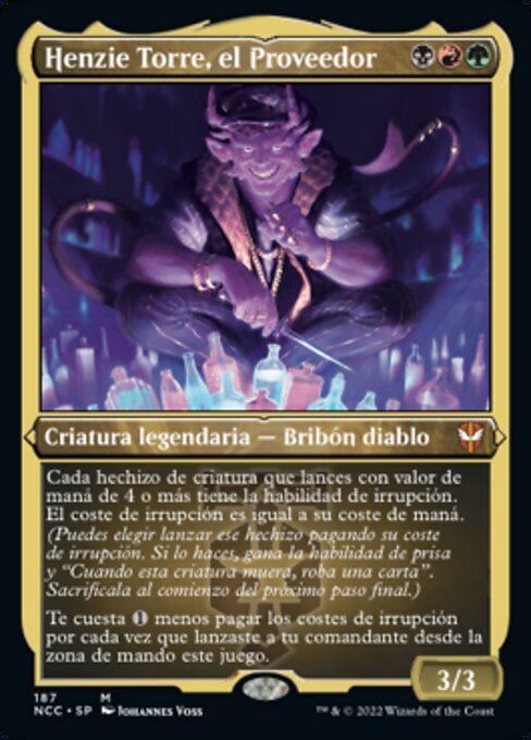 Henzie Torre, el Proveedor